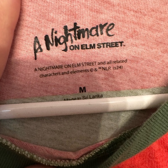 A Nightmare on Elm Street Striped T-Shirt Medium (Unisex) - Picture 2 of 5